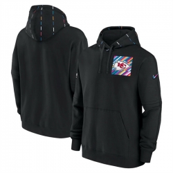 Men Kansas City Chiefs Black 2023 Crucial Catch Club Pullover Hoodie