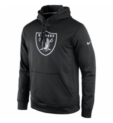 NFL Oakland Raiders Nike Practice Performance Pullover Hoodie Black