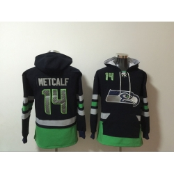 NFL Men Seattle Seahawks 14 DK Metcalf Stitched Hoodie