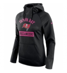 NFL Tampa Bay Buccaneers Nike Womens Breast Cancer Awareness Circuit Performance Pullover Hoodie Black