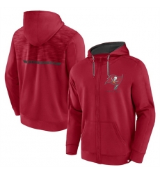 Men Tampa Bay Buccaneers Red Defender Evo Full Zip Hoodie