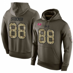 NFL Nike Tampa Bay Buccaneers 88 Luke Stocker Green Salute To Service Mens Pullover Hoodie