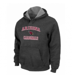 NFL Men Nike Arizona Cardinals Heart Soul Pullover Hoodie Dark Grey