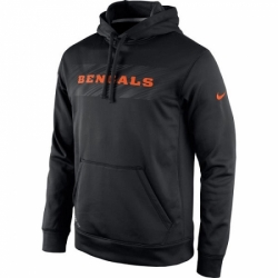 NFL Cincinnati Bengals Nike KO Speed Wordmark Performance Hoodie Black