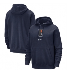 Men Los Angeles Clippers Navy 2023 24 City Edition Essential Club Pullover Hoodie