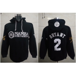 Men Mamba Sports Academy Kobe Bryant 2 Stitched Black Hoodie