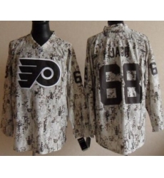 Philadelphia Flyers 68 Jaromir Jagr White Camo NHL Jerseys