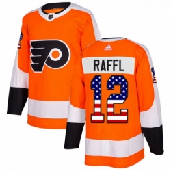 Youth Adidas Philadelphia Flyers 12 Michael Raffl Authentic Orange USA Flag Fashion NHL Jersey  Youth Adidas Philadelphia Flyers 12 Michael Raffl Authentic Orange USA Flag Fashion NHL Jersey