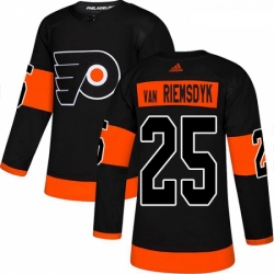 Youth Adidas Philadelphia Flyers 25 James Van Riemsdyk Premier Black Alternate NHL Jersey 