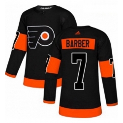 Youth Adidas Philadelphia Flyers 7 Bill Barber Premier Black Alternate NHL Jersey  Youth Adidas Philadelphia Flyers 7 Bill Barber Premier Black Alternate NHL Jersey