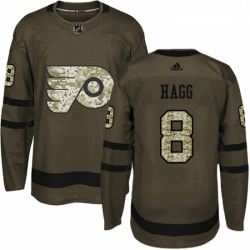 Youth Adidas Philadelphia Flyers 8 Robert Hagg Premier Green Salute to Service NHL Jersey  Youth Adidas Philadelphia Flyers 8 Robert Hagg Premier Green Salute to Service NHL Jersey