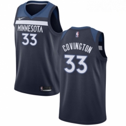 Mens Nike Minnesota Timberwolves 33 Robert Covington Swingman Navy Blue NBA Jersey Icon Edition 