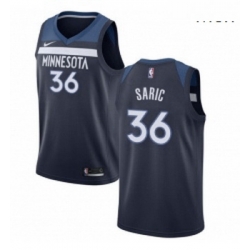 Mens Nike Minnesota Timberwolves 36 Dario Saric Swingman Navy Blue NBA Jersey Icon Edition 