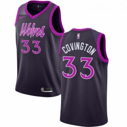 Womens Nike Minnesota Timberwolves 33 Robert Covington Swingman Purple NBA Jersey City Edition 