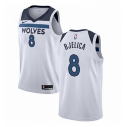 Womens Nike Minnesota Timberwolves 8 Nemanja Bjelica Swingman White NBA Jersey Association Edition 