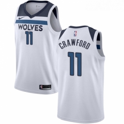 Youth Nike Minnesota Timberwolves 11 Jamal Crawford Authentic White NBA Jersey Association Edition  Youth Nike Minnesota Timberwolves 11 Jamal Crawford Authentic White NBA Jersey Association Edition