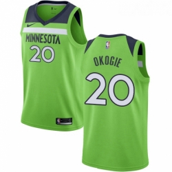 Youth Nike Minnesota Timberwolves 20 Josh Okogie Swingman Green NBA Jersey Statement Edition  Youth Nike Minnesota Timberwolves 20 Josh Okogie Swingman Green NBA Jersey Statement Edition