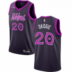 Youth Nike Minnesota Timberwolves 20 Josh Okogie Swingman Purple NBA Jersey City Edition  Youth Nike Minnesota Timberwolves 20 Josh Okogie Swingman Purple NBA Jersey City Edition