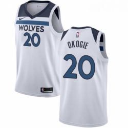 Youth Nike Minnesota Timberwolves 20 Josh Okogie Swingman White NBA Jersey Association Edition  Youth Nike Minnesota Timberwolves 20 Josh Okogie Swingman White NBA Jersey Association Edition