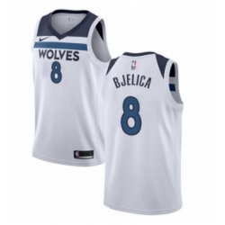 Youth Nike Minnesota Timberwolves 8 Nemanja Bjelica Authentic White NBA Jersey Association Edition  Youth Nike Minnesota Timberwolves 8 Nemanja Bjelica Authentic White NBA Jersey Association Edition