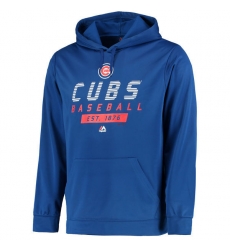 Men Chicago Cubs Royal Men Pullover Hoodie11