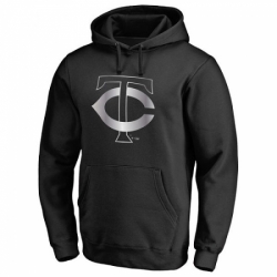 Men MLB Minnesota Twins Platinum Collection Pullover Hoodie Black