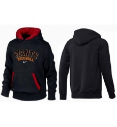 MLB Men Nike San Francisco Giants Pullover Hoodie BlackRed