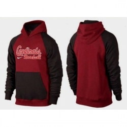 MLB Men Nike St Louis Cardinals Pullover Hoodie RedBrown