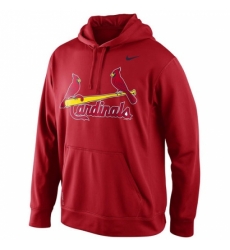 MLB St Louis Cardinals Nike Men KO Wordmark Perfomance Hoodie Red