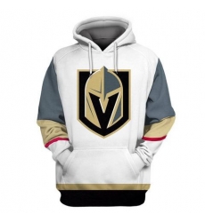 Men Vegas Golden Knights White All Stitched Hooded Sweatshirt