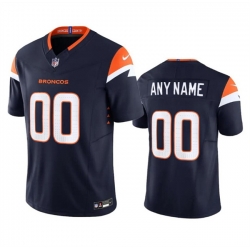 Men Women youth Denver Broncos Active Player Custom Navy 2024 F U S E  Alternate Vapor Limited Stitched Football Jersey