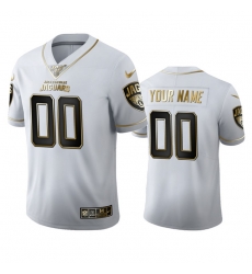 Men Women Youth Toddler Jacksonville Jaguars Custom Men Nike White Golden Edition Vapor Limited NFL 100 Jersey