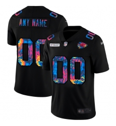 Men Women Youth Toddler Kansas City Chiefs Custom Men Nike Multi Color Black 2020 NFL Crucial Catch Vapor Untouchable Limited Jersey