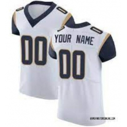 Custom Los Angeles Rams Men's Elite Custom Vapor Untouchable Jersey