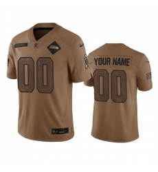 Men Women youth Seattle Seahawks Active Player Custom 2023 Brown Salute To Service Limited Stitched Football Jersey