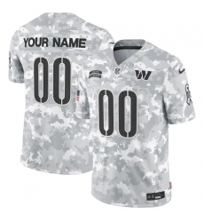 Men Washington Commanders Active Player Custom 2024 F U S E Arctic Camo Salute To