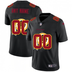 Men Women Youth Toddler Washington Redskins Custom Men Nike Team Logo Dual Overlap Limited NFL Jerseyey Black