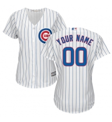 Men Women Youth All Size Chicago Cubs Majestic White Home Cool Base Custom Jersey