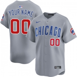 Men Women Youth Toddler CHICAGO CUBS Custom Stitched Jersey Gray