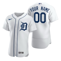 Men Women Youth Toddler Detroit Tigers White Custom Nike MLB Flex Base Jersey