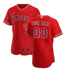 Men Women Youth Toddler Los Angeles Angels Red Custom Nike MLB Flex Base Jersey