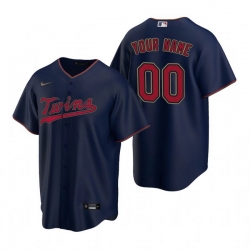 Men Women Youth Toddler All Size Minnesota Twins Custom Nike Navy 2020 Stitched MLB Cool Base Jersey