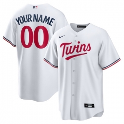 Men Women Youth Toddler MINNESOTA TWINS Custom Stitched Jersey White