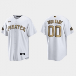 Men Women Youth Custom Pittsburgh Pirates 2022 Mlb All Star Game White Replica Jersey