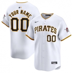 Men Women youth Pittsburgh Pirates Active Player Custom White Home Limited Stitched Baseball Jersey