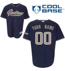 Men Women Youth All Size San Diego Padres Blue Man Custom Jerseys