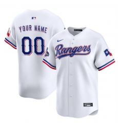 Men Texas Rangers Active Player Custom White 2023 World Series Stitched Baseball Jersey