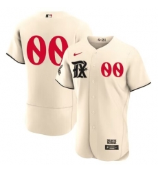 Men Women Youth Texas Rangers Customized Cream 2023 City Connect Flex Base Stitched Baseball Jersey