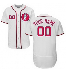 Men Women Youth Toddler All Size Washington Nationals White Customized Flexbase New Design Jersey II