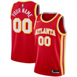 Men Women Youth Toddler Atlanta Hawks Red Custom Nike NBA Stitched Jersey